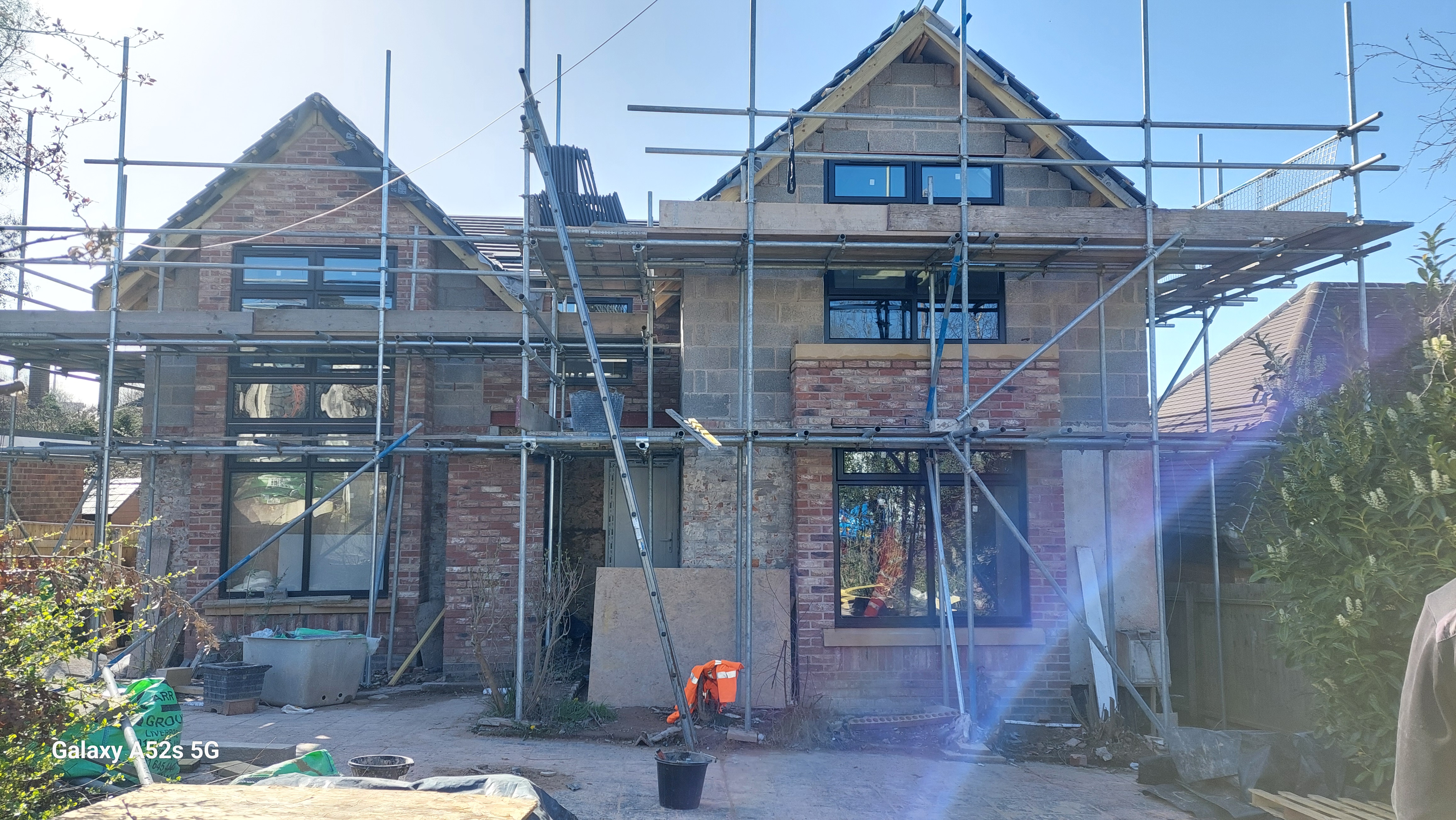 External brickwork progress